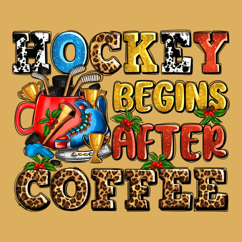 Hockey Begins After Coffee Ado Premium Hoodie by AdoDesignShop | Teevron
