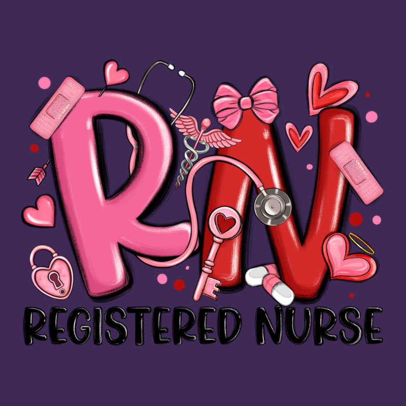Rn Registered Nurse Valentines Day Premium Hoodie by MaliasSmallBusiness | Teevron