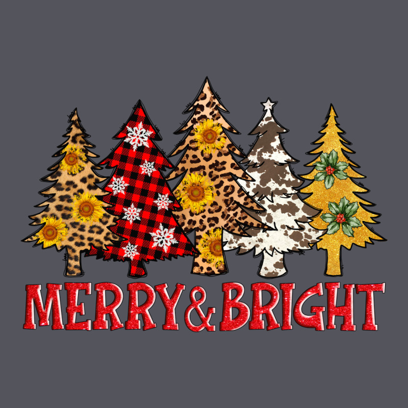 Merry And Bright Leopard Christmas Trees Vintage Hoodie by AdoDesignShop | Teevron