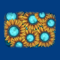 Sunflower Gemstone Background Premium Sweatshirt | Teevron