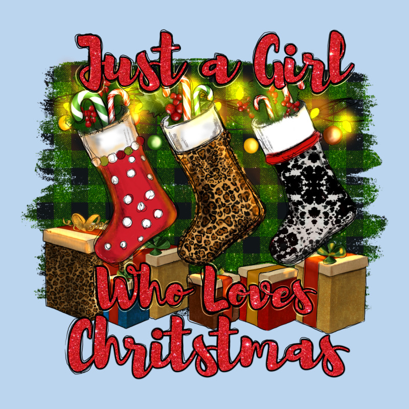 Just A Girl Who Loves Christmas Classic Tee by RanaPortraitStore | Teevron