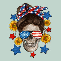 American Mom Skull Zipper Hoodie | Teevron