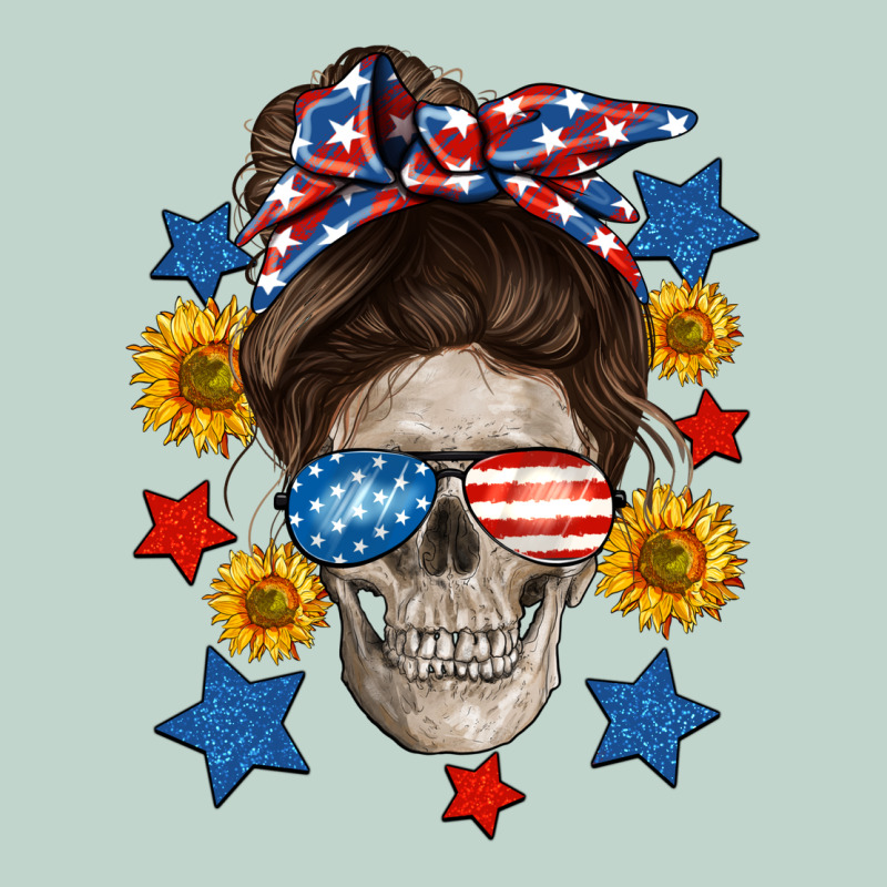 American Mom Skull Zipper Hoodie by Neo Western | Teevron