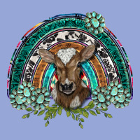Turquoise Gemstones Brown Baby Cow  Rainbow Classic Tee | Teevron