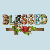 Blessed And Floral Cross Ladies Tee | Teevron