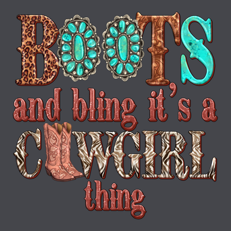 Boots And Bling Its A Cowgirl Thing Long Sleeve Tee by texasbilliewilder | Teevron