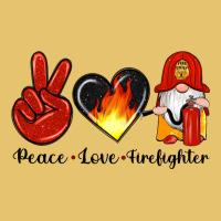 Peace Love Firefighter Premium Sweatshirt | Teevron