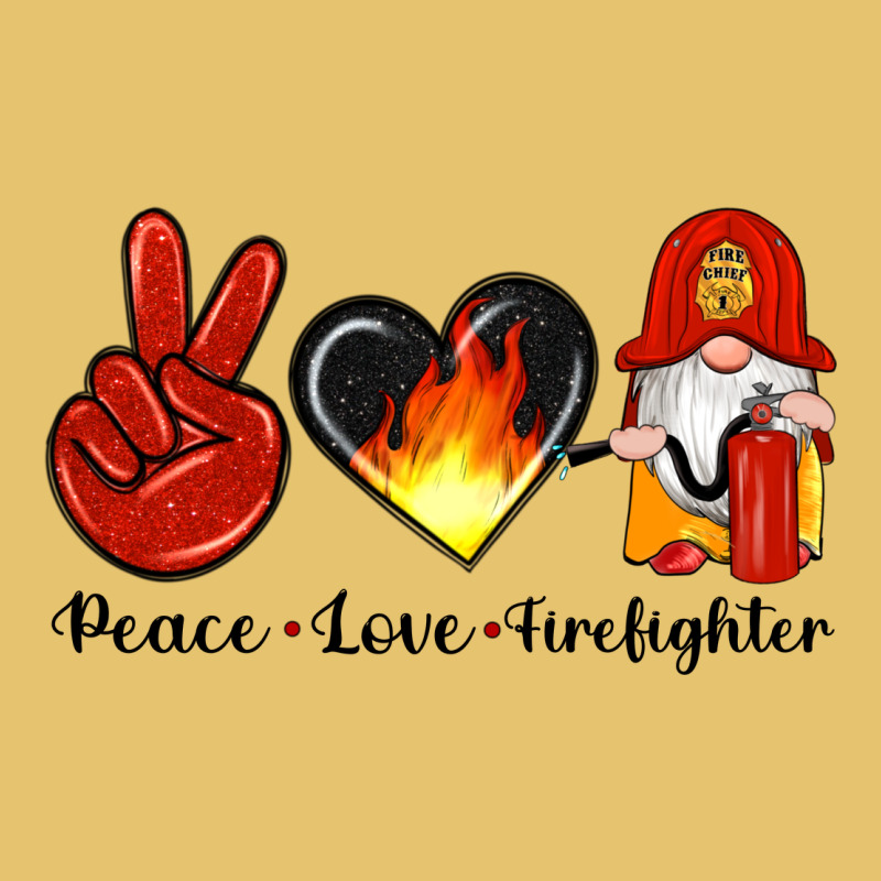 Peace Love Firefighter Premium Sweatshirt by Artiststas | Teevron