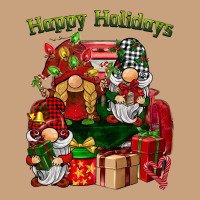 Happy Holidays Gnomes Truck Vintage Tee | Teevron