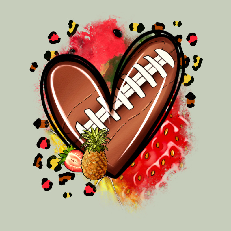Fruits And Football Heart Long Sleeve Tee by Zillion Design Studio | Teevron