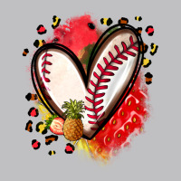 Fruits And Baseball Heart Long Sleeve Tee | Teevron
