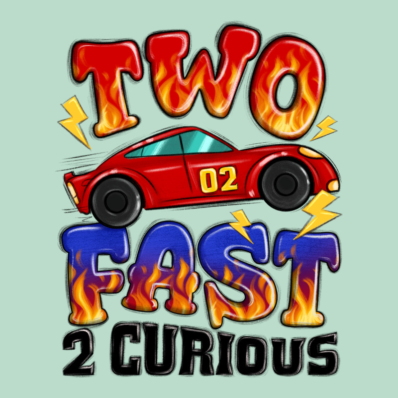 Two Fast Two Curious Boys Birthday Racing Car Premium Hoodie by MaliasSmallBusiness | Teevron