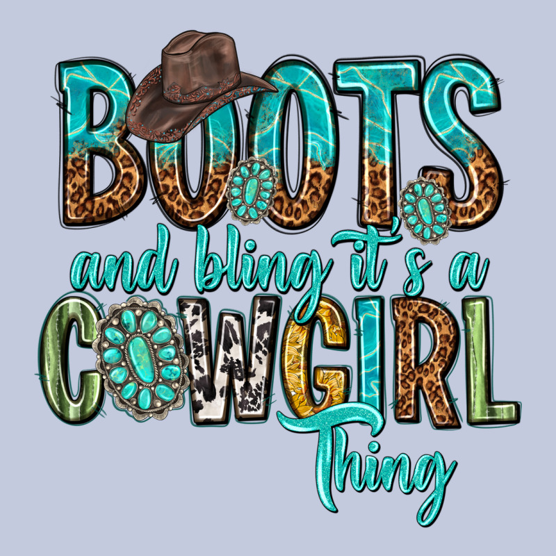 Boots And Bling Its A Cowgirl Thing Long Sleeve Tee by texasbilliewilder | Teevron