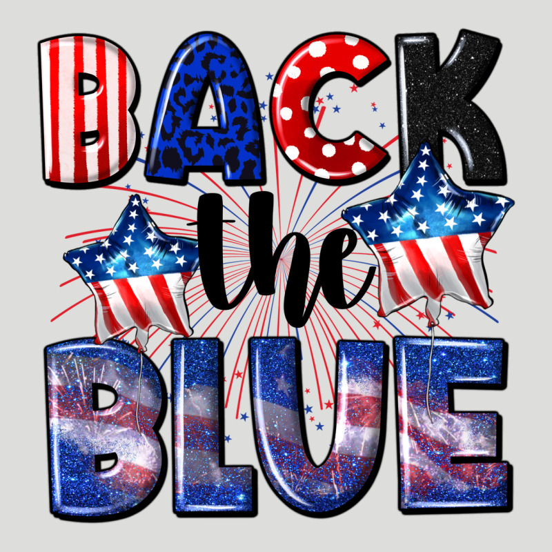 Back The Blue 4th Of July Zipper Hoodie by CowGirlArtShop | Teevron