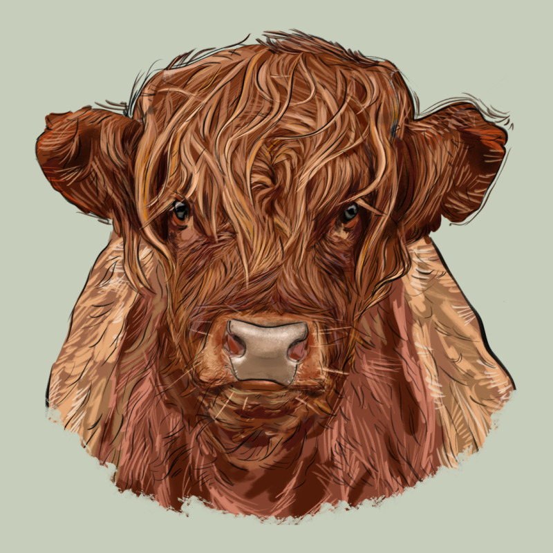 Highland Cow Long Sleeve Tee by RanaPortraitStore | Teevron