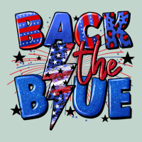 Back The Blue With Lightning Bolt 4th Of July Zipper Hoodie | Teevron