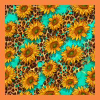 Sunflowers And Leopard Western Seamless Pattern Premium Sweatshirt | Teevron