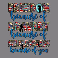 Freedom Because Of Bravery Because Of Selflessness Because Of You Heavyweight Hoodie | Teevron