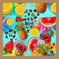 Fruits Tie Dye Seamless Pattern Long Sleeve Tee | Teevron