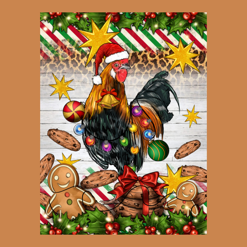 Christmas Rooster Heavyweight Hoodie by Artiststas | Teevron