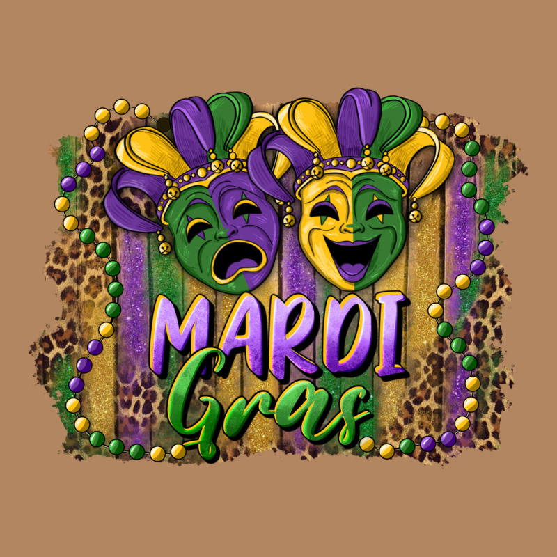 Mardi Gras Mask With Leopard Background Long Sleeve Tee by RanaPortraitStore | Teevron