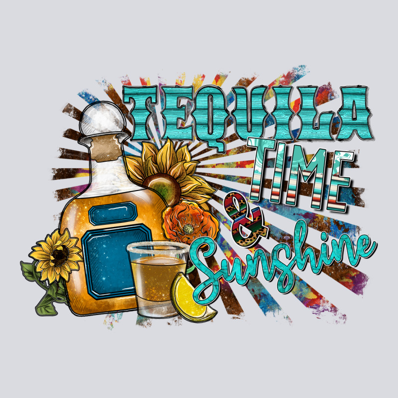 Tequila Time & Sunshine Zipper Hoodie by SublimationCraftShop | Teevron