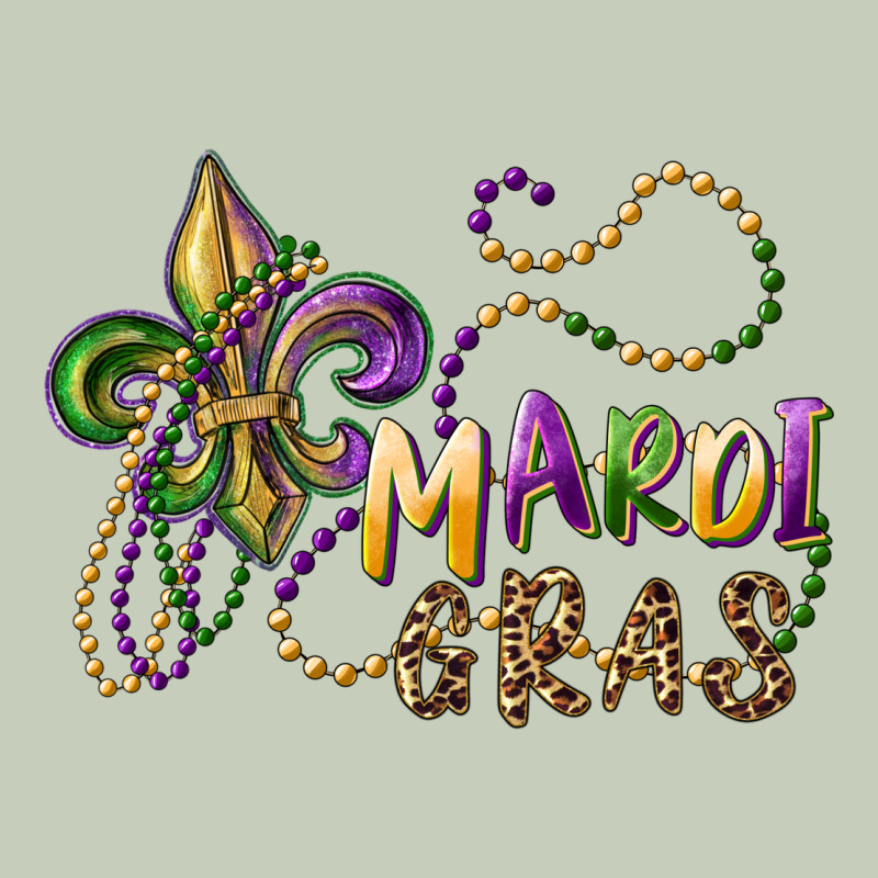 Mardi Gras Fleur De Lis And Beads Long Sleeve Tee by RanaPortraitStore | Teevron