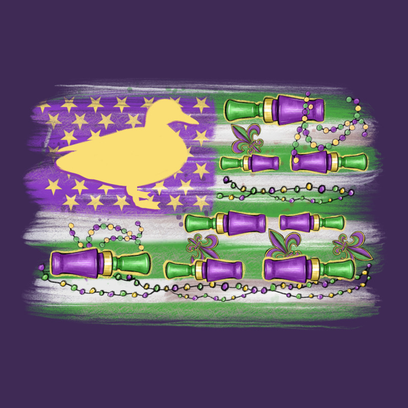 Mardi Gras Duck Call Flag Premium Hoodie by MaliasSmallBusiness | Teevron