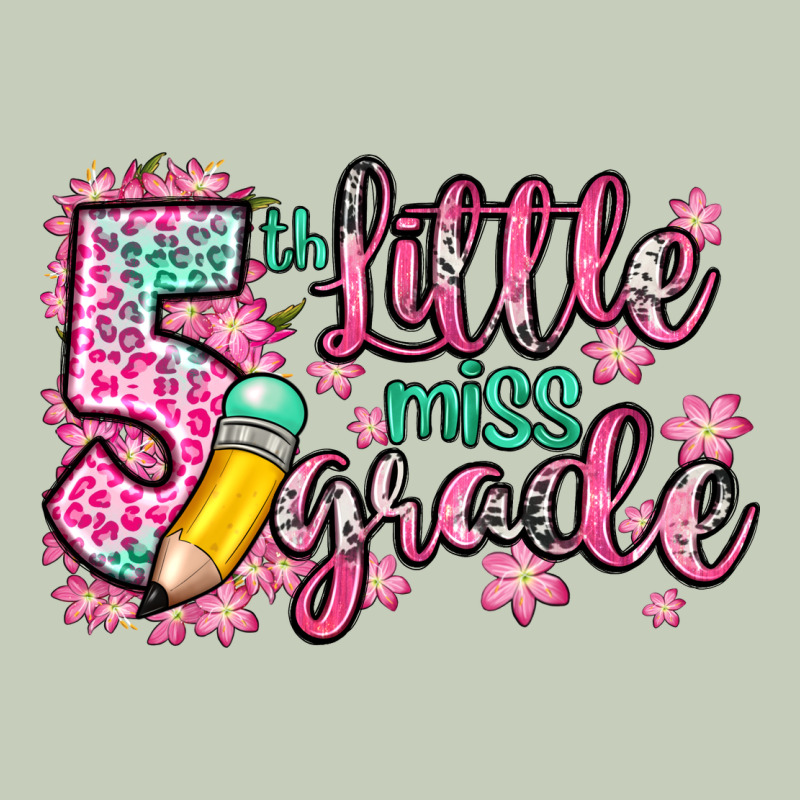 Little Miss 5th Grade Long Sleeve Tee by Zillion Design Studio | Teevron