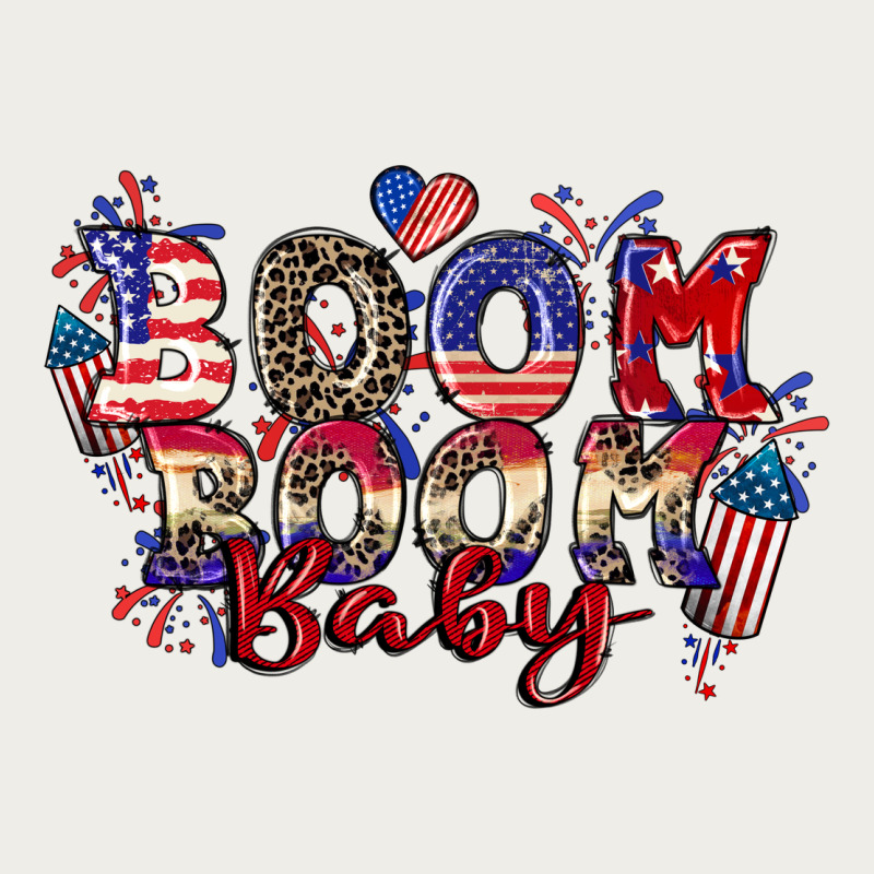 Boom Boom Baby 4th Of July Zipper Hoodie by CowGirlArtShop | Teevron