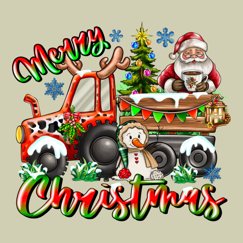 Merry Christmas  Tractor Heavy Core Tee by CowhideDigitalArt | Teevron