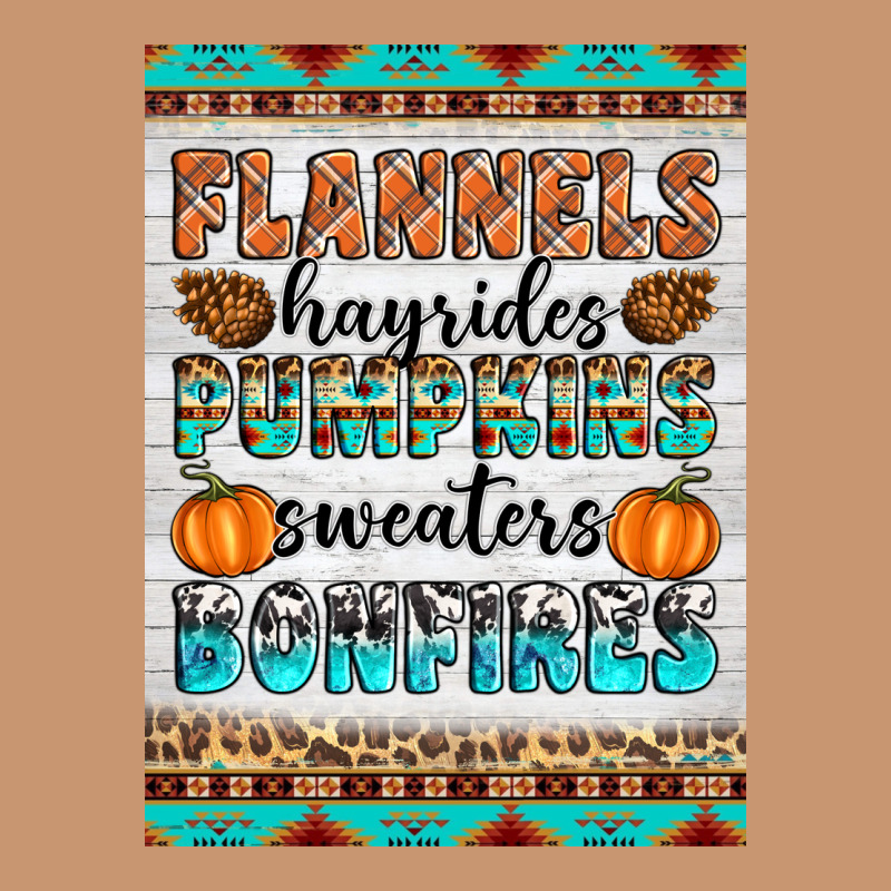 Flannels Hayrides Pumpkins Sweaters Bonfires Heavyweight Hoodie by Artiststas | Teevron