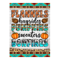 Flannels Hayrides Pumpkins Sweaters Bonfires | Teevron