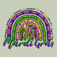 Mardi Gras Rainbow And Fleur De Lis Long Sleeve Tee | Teevron