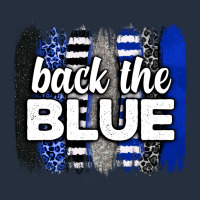 Back The Blue Brushstrokes Zipper Hoodie | Teevron