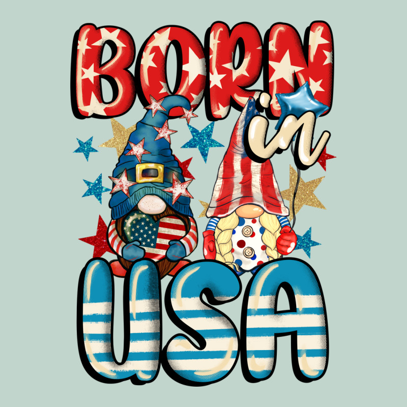 Born In Usa Gnomes 4th Of July Zipper Hoodie by CowGirlArtShop | Teevron