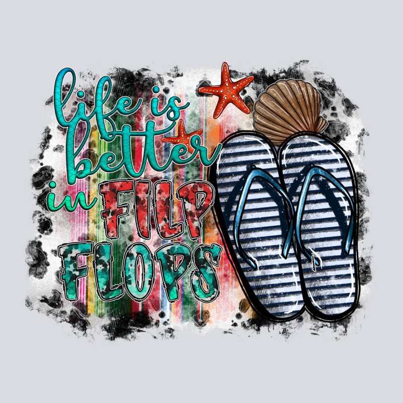 Life Is Better In Fılp Flops Zipper Hoodie by SublimationCraftShop | Teevron