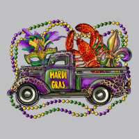 Mardi Gras Truck With Mask Fleur De Lis And Crawfish Long Sleeve Tee | Teevron