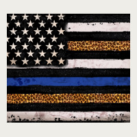 Back To Blue Usa Flag Leopard Police 20oz Tumbler Zipper Hoodie | Teevron