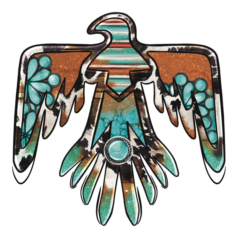 Thunderbird With Gemstone Ladies Tee by BarkalooDesign | Teevron