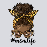 Afro Messy Bun Mom Life Zipper Hoodie | Teevron
