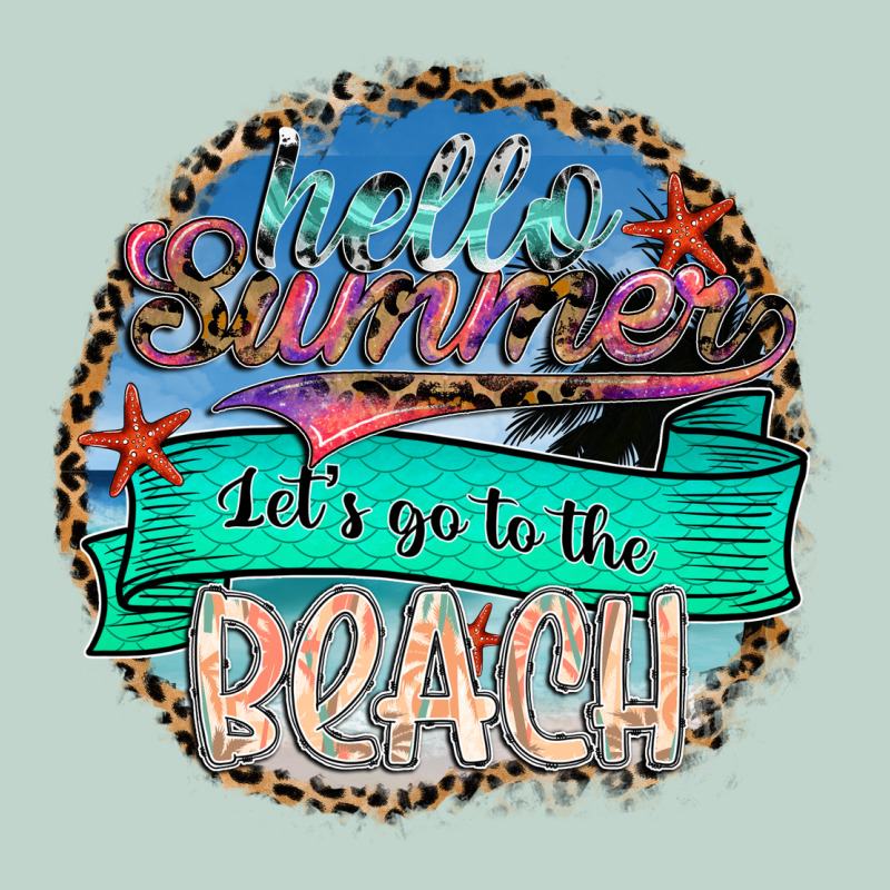 Hello Summer Let's Go To The Beach Zipper Hoodie by SublimationCraftShop | Teevron