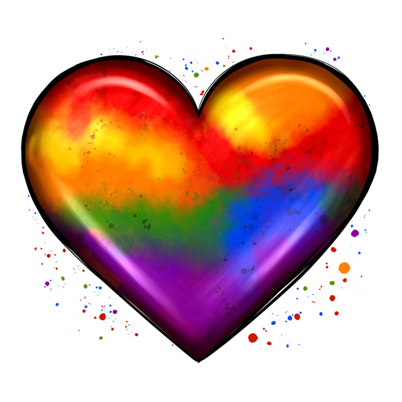 Pride Heart Heavyweight Hoodie by JahusDesignShop | Teevron