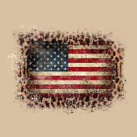 Old Leopard American Flag Frame Heavyweight Hoodie | Teevron