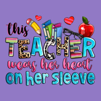 This Teacher Wears Her Her On Her Sleeve Urban Hoodie | Teevron