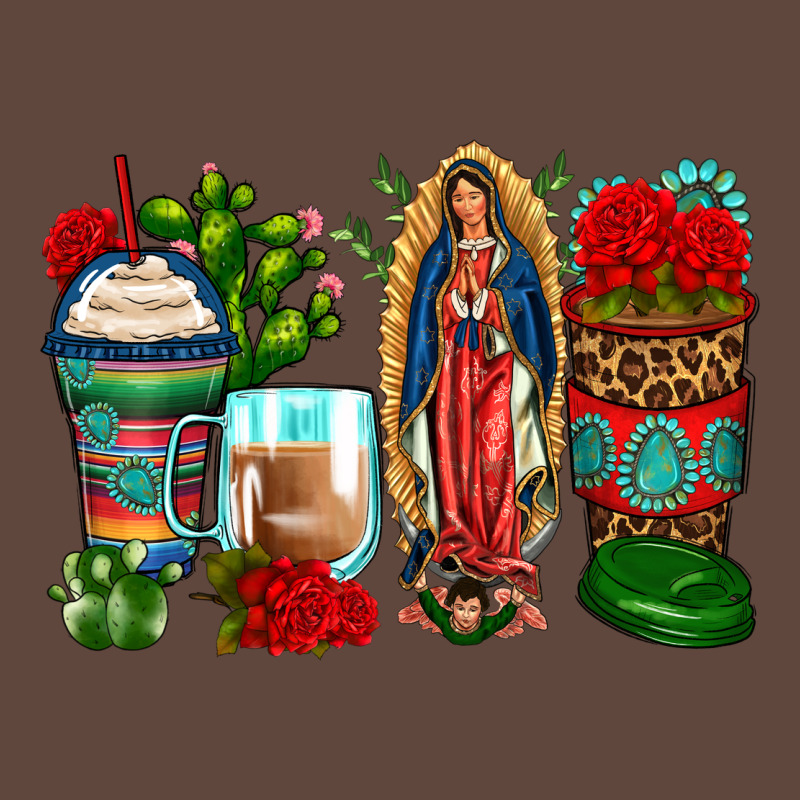 Lady Of Guadalupe Coffee Cups Classic Tee by Zillion Design Studio | Teevron
