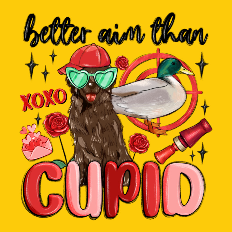 Better Aim Than Cupid With Dog And Duck Premium Hoodie by MaliasSmallBusiness | Teevron