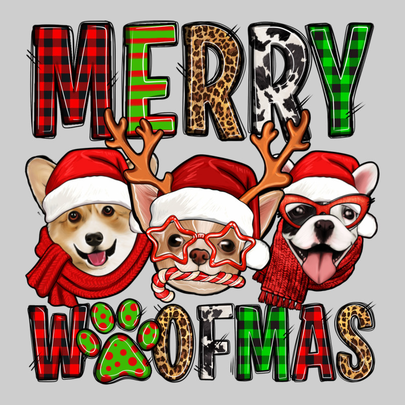 Merry Woofmas Dogs Premium Sweatshirt by Jasminsmagicworld | Teevron