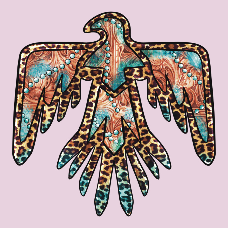Thunderbird Leopard Leather Ladies Tee by BarkalooDesign | Teevron