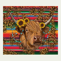 Serape Leopard Turquoise Sunflowers Cow Urban Heavy Tee | Teevron